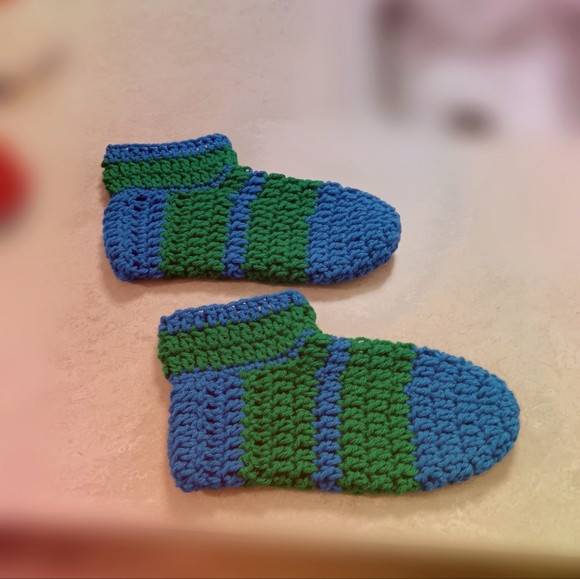 MTO Handmade Mens Slipper Socks - Picture 2 of 2